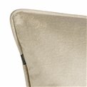 Decorative pillowcase Monolith, cream color, with trim, 45x45cm