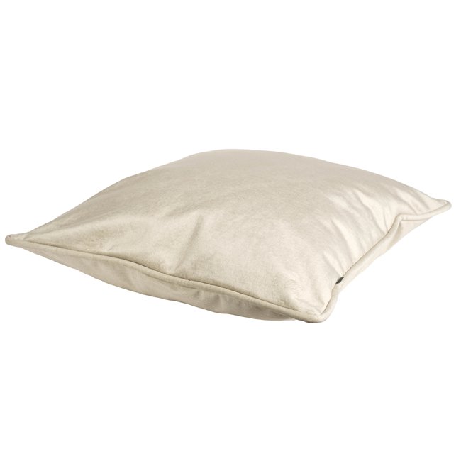Decorative pillowcase Monolith, cream color, with trim, 45x45cm