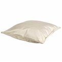 Decorative pillowcase Monolith, cream color, with trim, 45x45cm