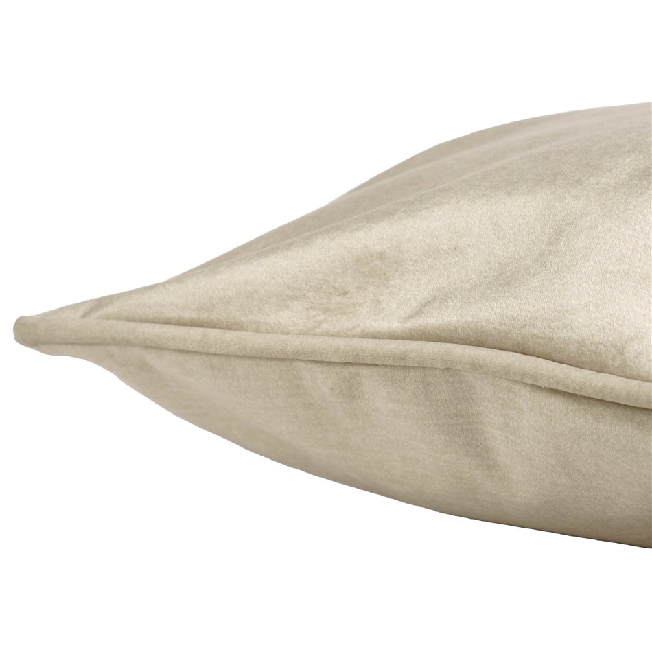 Decorative pillowcase Monolith, cream color, with trim, 45x45cm