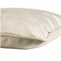 Decorative pillowcase Monolith, cream color, with trim, 45x45cm