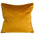 Decorative pillowcase Riviera, mustard color, with trim, 60x60cm