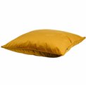 Decorative pillowcase Riviera, mustard color, with trim, 60x60cm