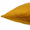 Decorative pillowcase Riviera, mustard color, with trim, 60x60cm