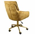 Office chair Sarre 41, yellow/gold color 