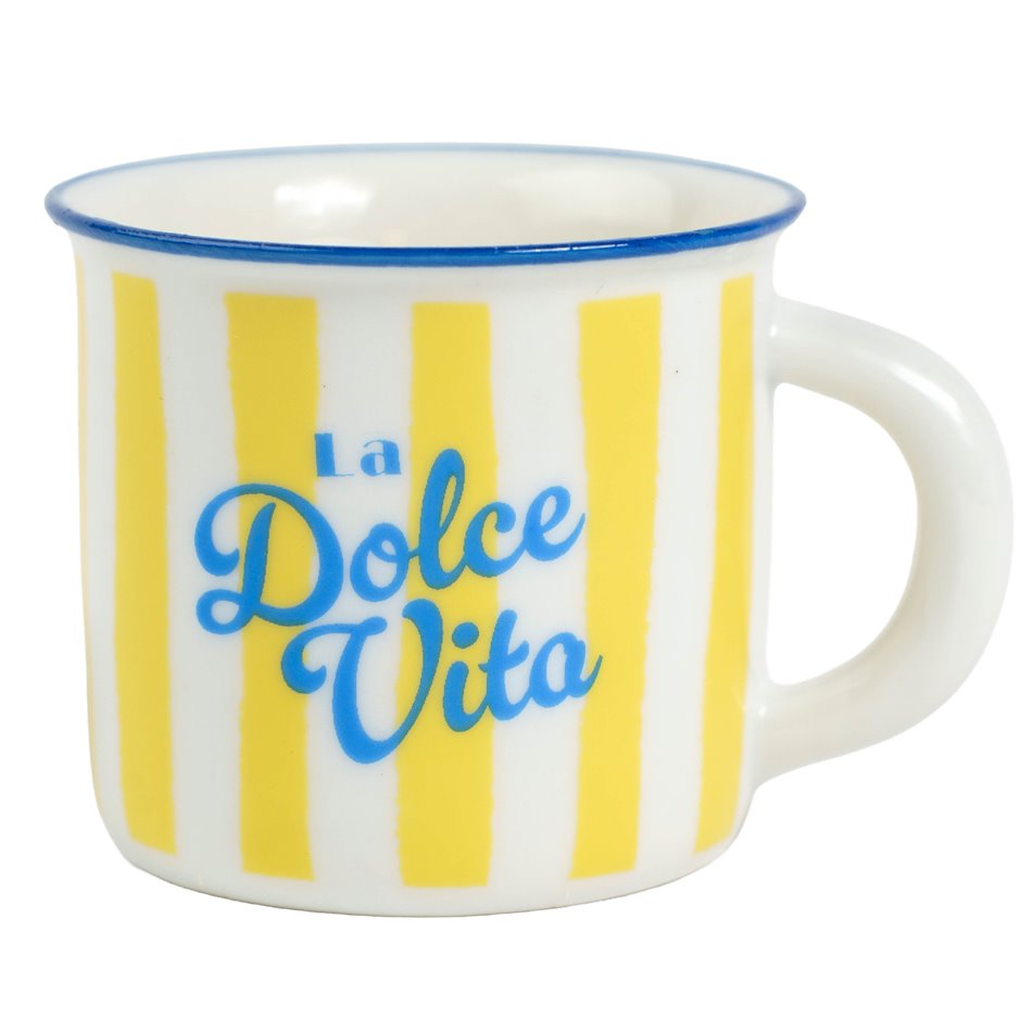 Candle in ceramic jar Dolce Vita, H5cm, D5.5cm