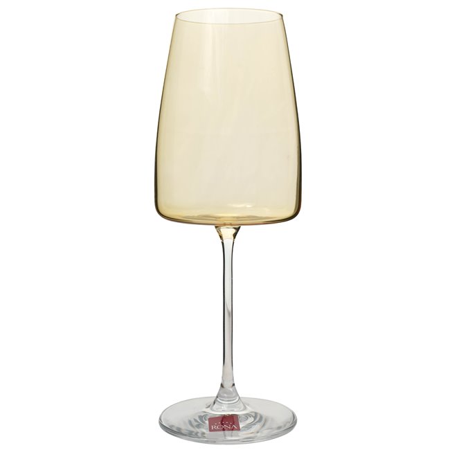 Wine glass Lord Citrine, yellow, 510ml, H23cm, D8.5cm