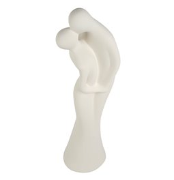 Dekoratyvinė figūrėlė Pair in love, kreminės sp., keraminė, H46x14x11cm