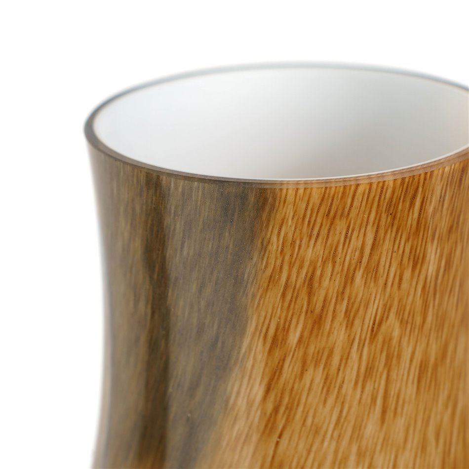 Vase Draga, brown, glass, H40cm, D17cm