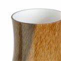 Vase Draga, brown, glass, H40cm, D17cm