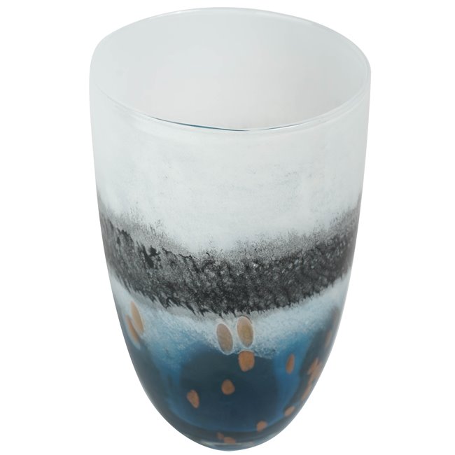 Vase Oceano L, glass, H29cm, D16cm