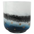 Vase Oceano, glass, H18.5cm, D16cm