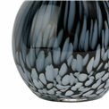 Vase Remy, black, glass, H36.5cm, D17cm
