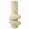 Vase Ring L, beige, ceramics, H40cm, D19cm