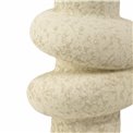 Vase Ring L, beige, ceramics, H40cm, D19cm