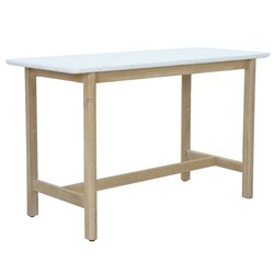 Garden bar table Tallara, acacia wood/terrazzo, 70x160cm H95cm