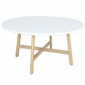 Gadren table Tallara 150, acacia wood/terrazzo, D150cm H76cm