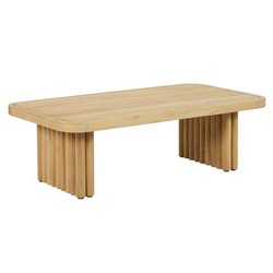Garden coffee table Athenna, teak, 64x120cm H38cm