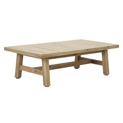 Garden coffee table Ravonna, acacia wood, 65x128cm H36.5cm