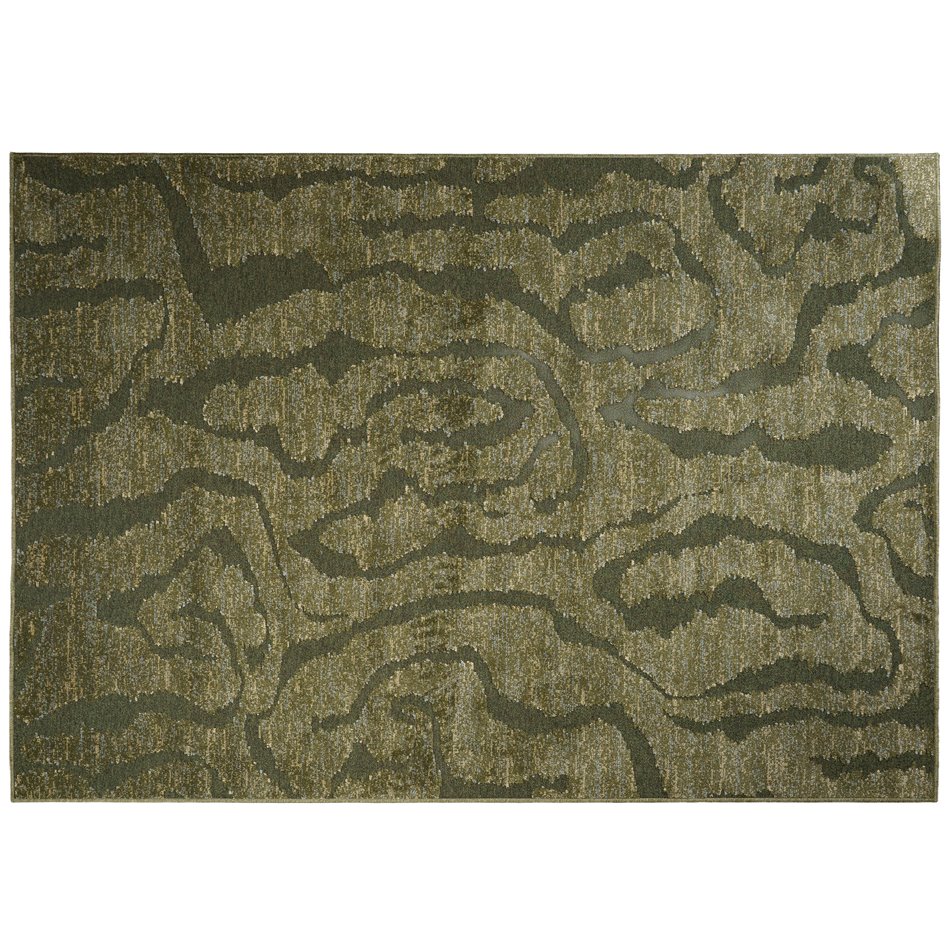 Carpet Tweed 4141-45, green, 160x230cm