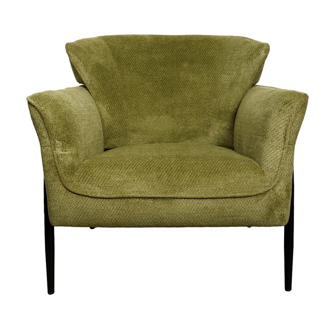 Armchair Dolni green, H83x81x83cm, seat height 44cm