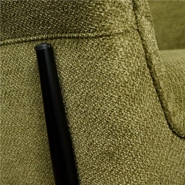 Armchair Dolni green, H83x81x83cm, seat height 44cm