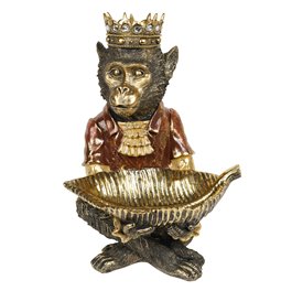 Dekoratyvinė figūrėlė Monkey with tray, H48x34x31.5cm