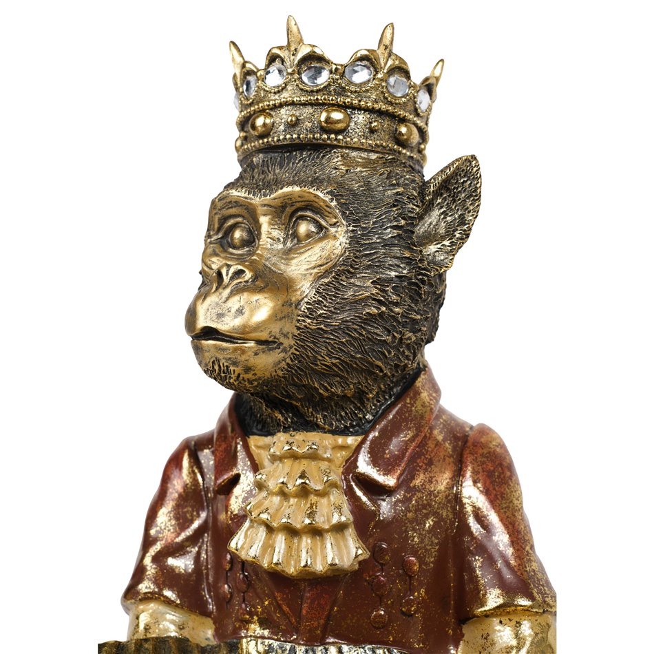 Dekoratyvinė figūrėlė Monkey with tray, H48x34x31.5cm