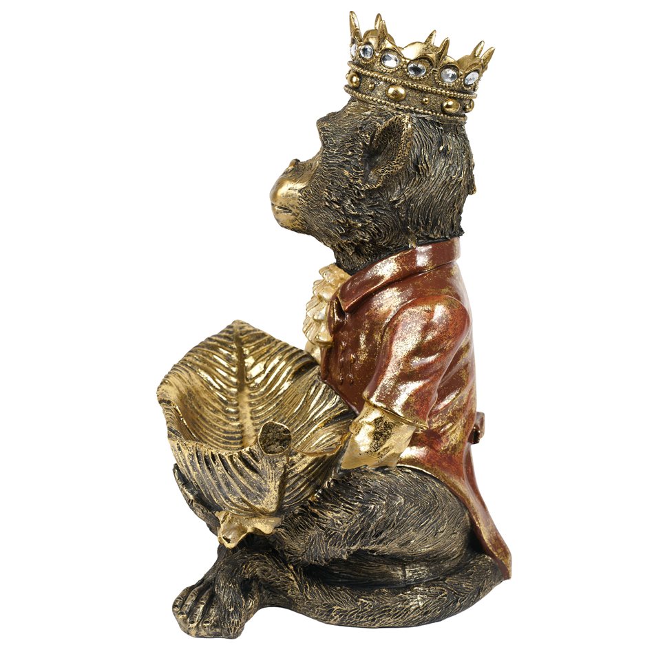 Dekoratyvinė figūrėlė Monkey with tray, H48x34x31.5cm