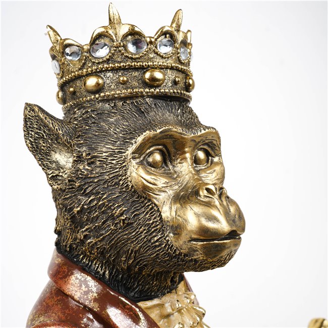 Dekoratyvinė figūrėlė Monkey with tray, H48x34x31.5cm