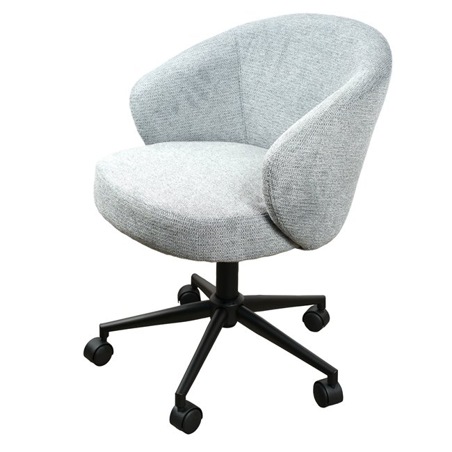 Office chair Sahara 93, grey, H76-86x60x61cm, seat height 48-58cm
