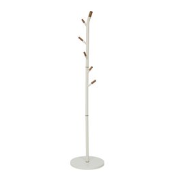 Drabužių kabykla Cassie, metalinė/MDF/pušies mediena, H175.5x40x40cm