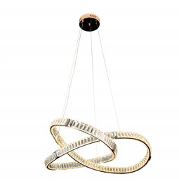 Pakabinamas šviestuvas Karolla gold, aukso sp., D60cm, LED 60W, 3000K/4000K/6000K