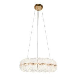 Pakabinamas šviestuvas Snarteno, skaidrios/auksinės sp., D60cm, LED 120W, 3000K/4000K/6000K, 7560lm