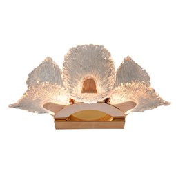 Настенный светильник Smilde, прозрачный/золотой цвет, H20x35cm, LED 24W, 3000K/4000K/6000K, 1320lm