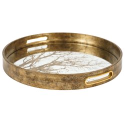 Декоративный поднос Fromer M, D34cm H4cm
