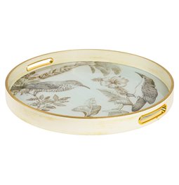 Декоративный поднос Fussio L, D39.2cm H4cm