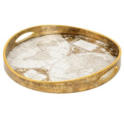 Декоративный поднос Fresneda L, D45cm H4.7cm