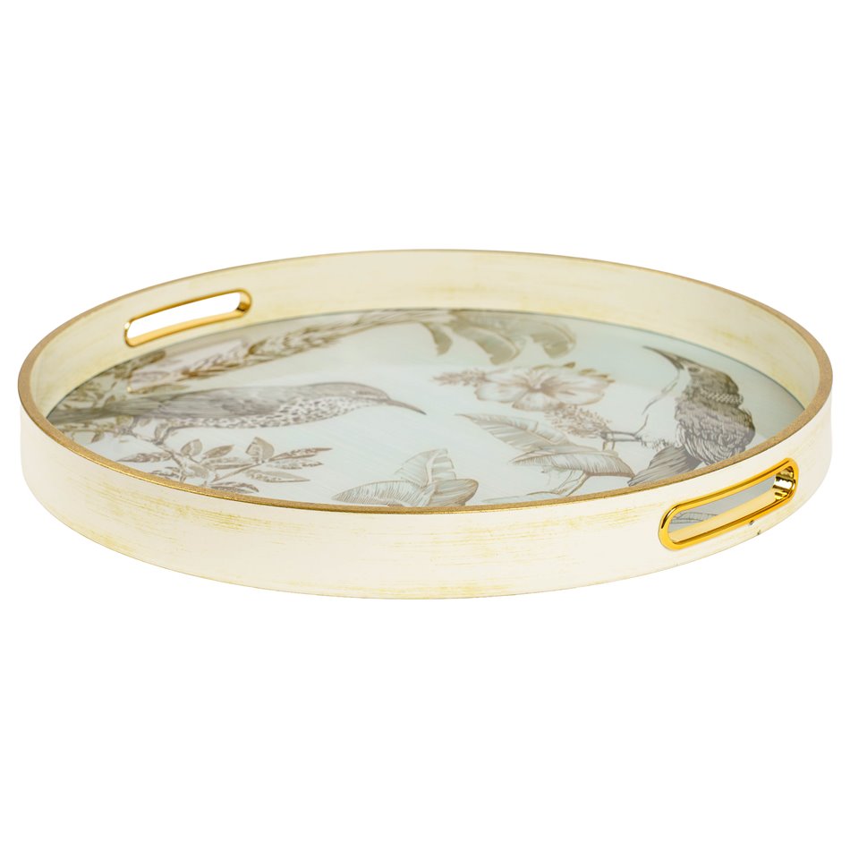 Декоративный поднос Fussio L, D39.2cm H4cm