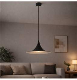 Подвесной светильник Molfeta 400, черный, D40cm, E27 40W(MAX)