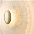 Настенный светильник Agaro gold, прозрачный/золотой цвет, D28cm, LED 10W, 3000K, 250lm