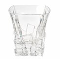 Хрустальный стакан для виски Crack, 310ml, H10.2x9.28x9.28cm