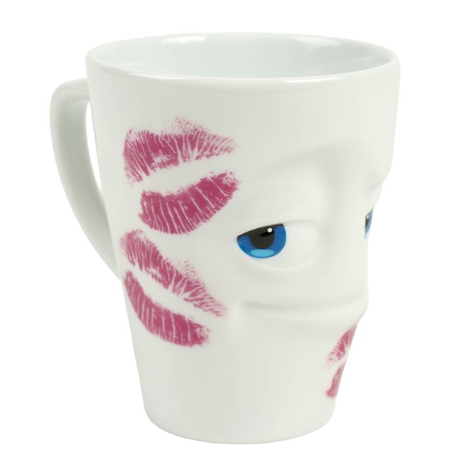 Кружка с ручкой Kissed, 350ml, H19cm, D9cm