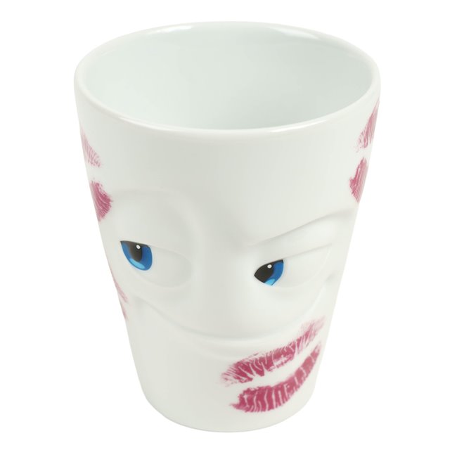 Кружка с ручкой Kissed, 350ml, H19cm, D9cm
