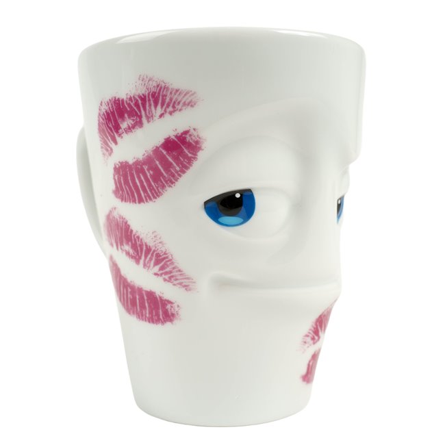 Кружка с ручкой Kissed, 350ml, H19cm, D9cm