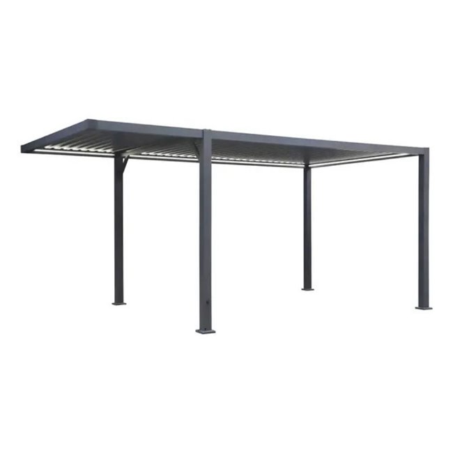 Laneiria carport 5.5x3m, graphite color, aluminium