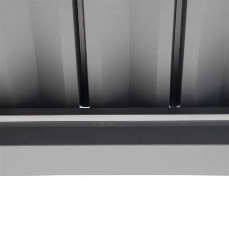 Laneiria carport 5.5x3m, graphite color, aluminium