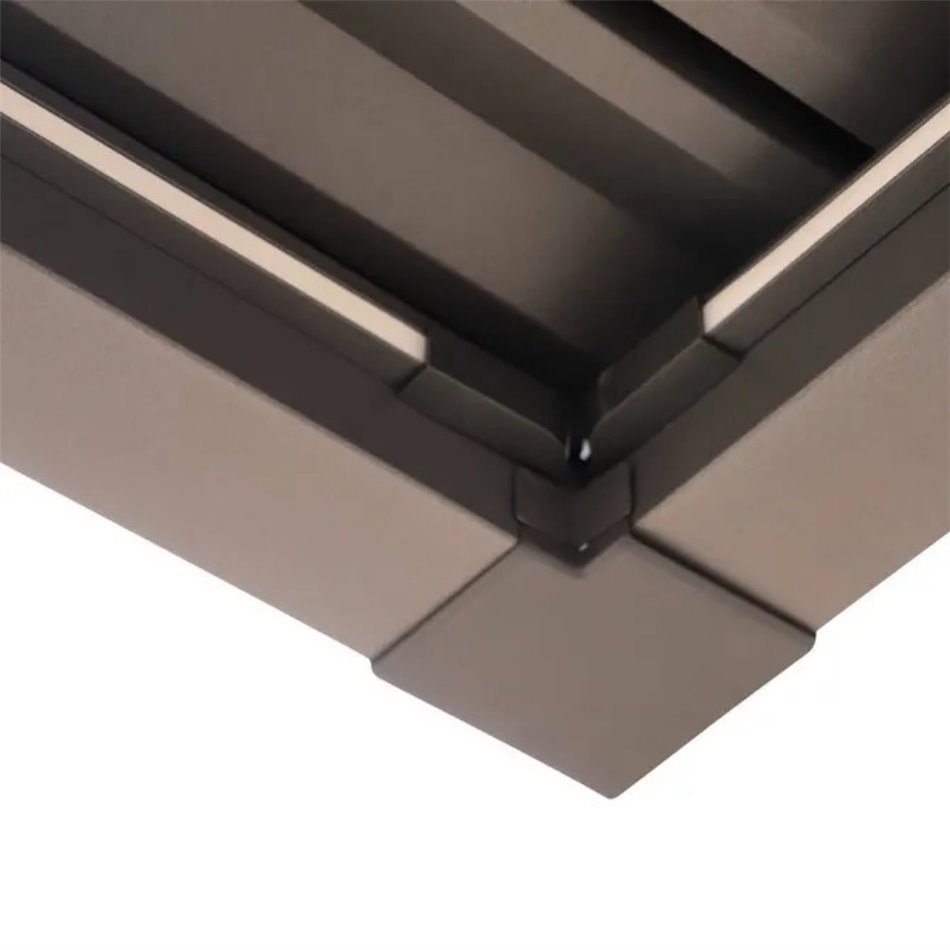 Laneiria carport 5.5x3m, graphite color, aluminium