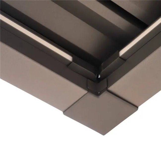 Laneiria carport 5.5x3m, graphite color, aluminium