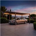 Laneiria carport 5.5x3m, graphite color, aluminium
